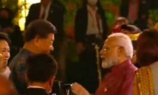 PM Modi shakes hands, exchanges pleasantries with Chinese President Xi in Bali