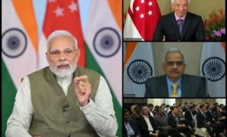 Modi, Singapore PM witness launch of payment interface linkage