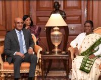 VICE PRESIDENT OF THE COOPERATIVE REPUBLIC OF GUYANA CALLS ON THE PRESIDENT