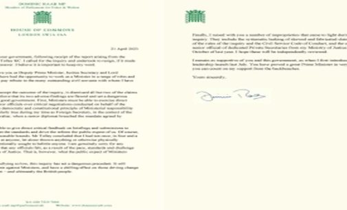 UK Deputy PM Dominic Raab resigns over bullying report