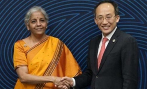 Sitharaman meets S Korean Deputy PM, seeks investment in manufacturing, RE sectors