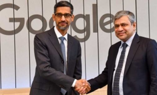 Vaishnaw meets Pichai at Google HQ, discusses India Stack