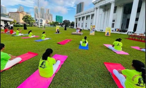 Marking the 9th International Day of Yoga in Sri Lanka: Yoga for Vasudhaiva Kutumbakam
