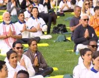 UNGA President, Richard Gere join PM for yoga session at UN headquarters