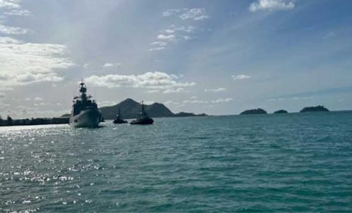 INS TRISHUL ARRIVES IN SEYCHELLES TO PARTICIPATE IN SEYCHELLES NATIONAL DAY CELEBRATIONS ON 29 JUN 23