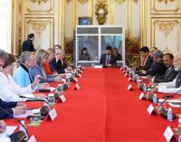 Modi holds delegation level talks with French counterpart