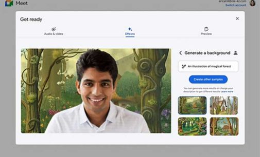 Google Meet to soon let users create AI-generated background images