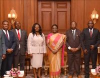 PARLIAMENTARY DELEGATION FROM MALAWI CALLS ON THE PRESIDENT