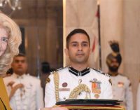 ENVOYS OF SIX NATIONS PRESENT CREDENTIALS TO THE PRESIDENT OF INDIA