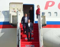 Russian Foreign Minister, Sergey Lavrov arrives for the G20 Summit