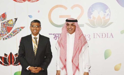 The Minister of Finance, Kingdom of Saudi Arabia, Mr Mohammed Abdullah Abdulaziz Al- Jadaan arrives at IGI Airport Terminal-3 on the occasion of upcoming G20 Summit
