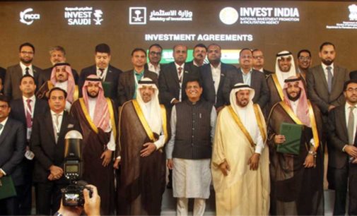 50 MoUs signed at India-Saudi Arabia Investment Forum