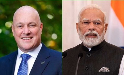 Modi congratulates NZ PM-elect Christopher Luxon on election victory