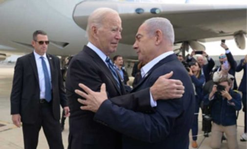 US imposes sanctions on 10 financiers of Hamas as Biden begins discussions with Israeli leaders