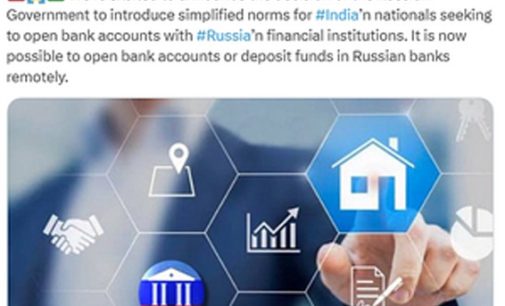 Russia simplifies norms for Indians to open bank accounts with its financial institutions