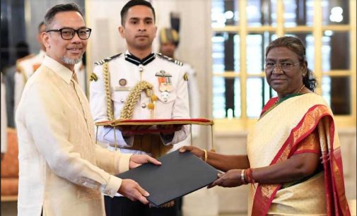 The President, Droupadi Murmu accepted credentials from Josel Francisco Ignacio, Ambassador of the Republic of Philippines