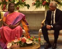 PRESIDENT OF INDIA IN MAURITIUS; MEETS PRESIDENT ROOPUN AND PRIME MINISTER JUGNAUTH