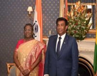 President Murmu arrives in Mauritius to bolster bilateral ties