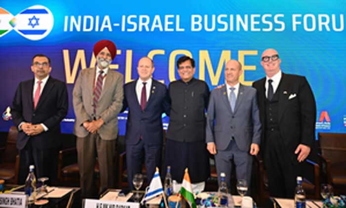 Piyush Goyal rolls out red carpet for Israeli firms to invest in India