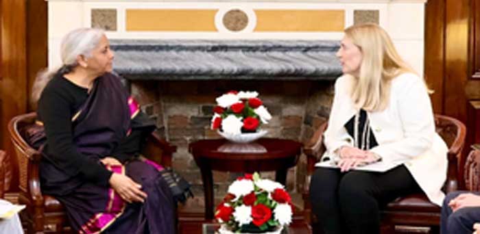 FM Sitharaman holds talks with top Swiss official to boost economic ties