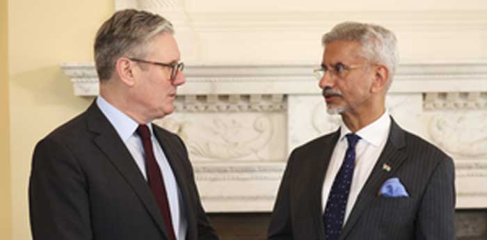 EAM Jaishankar holds bilateral talks with UK PM Keir Starmer in London