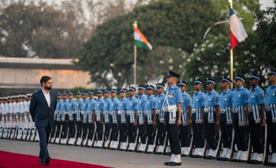 Chilean President arrives in India for 5-day visit, to hold talks with PM Modi