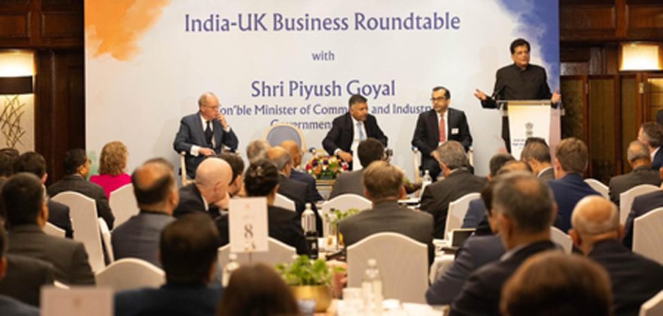 Piyush Goyal highlights investment opportunities at India-UK business roundtable