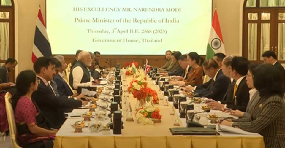 PM Modi meets Thai counterpart as India and Thailand set to elevate ties to Strategic Partnership