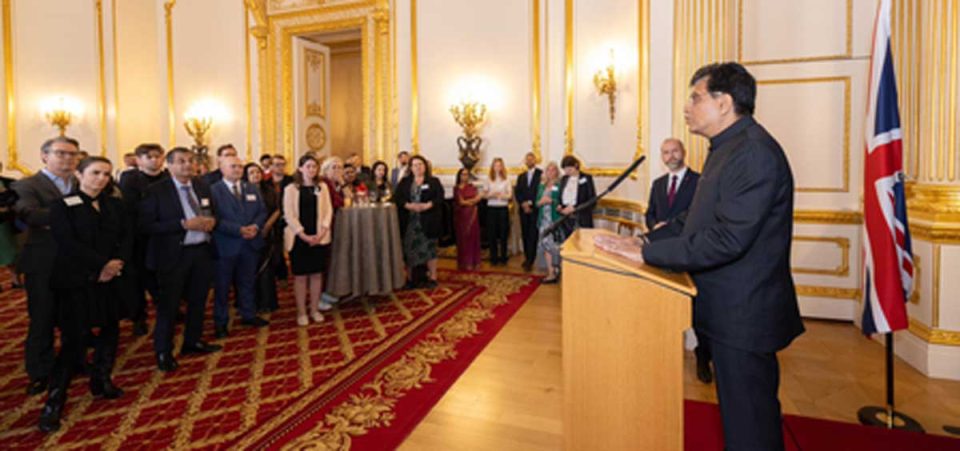 Looking forward to tangible outcomes of our shared vision: Piyush Goyal in UK