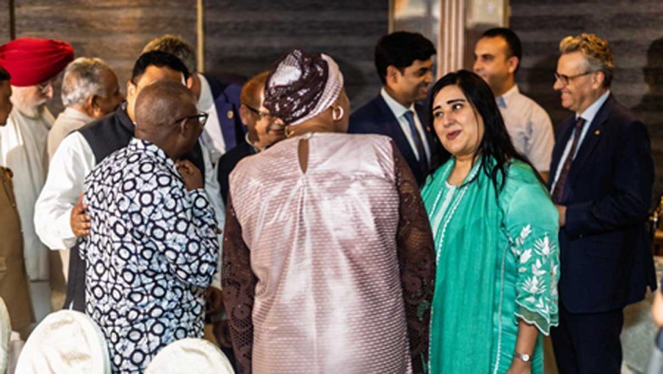 Indian delegation in Sierra Leone