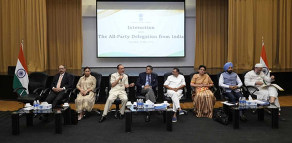 Baijayant Panda-led delegation interacts with diaspora in Bahrain