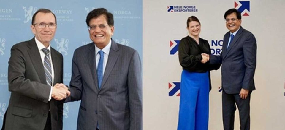 Goyal holds talks in Oslo to strengthen India-Norway trade & investment ties